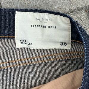 Rag & Bone Men's Blue Slim Leg Jeans